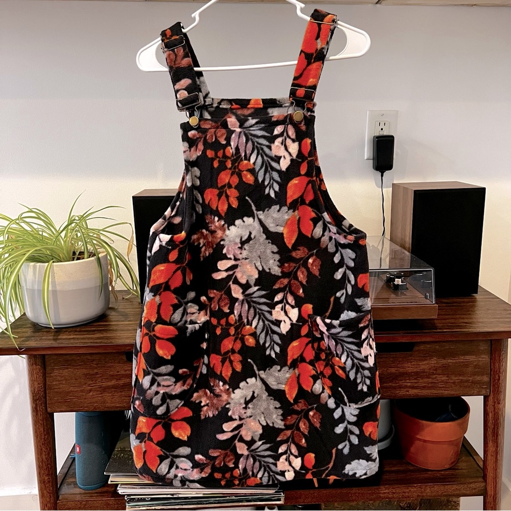 Bri Moore Creative Fleece Overall Dress